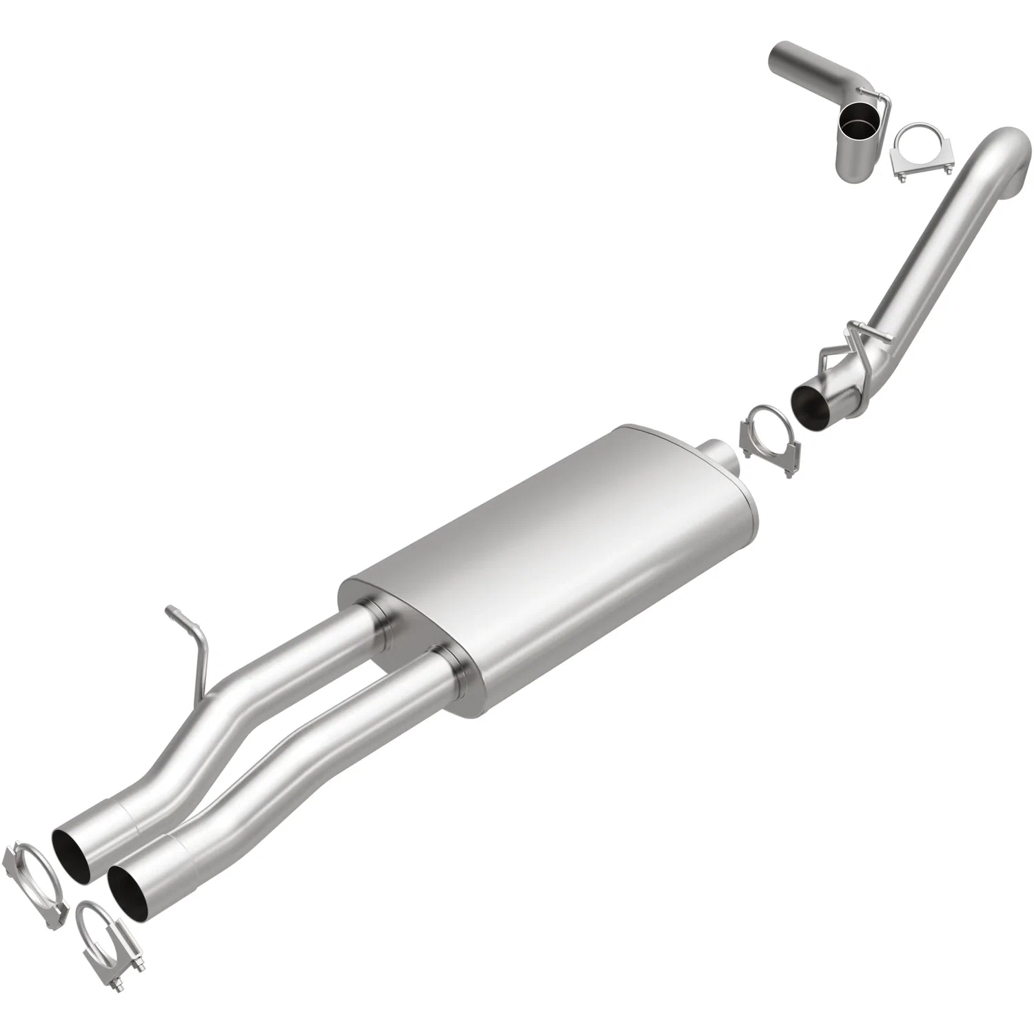 2001-2002 Chevy Silverado 2500 HD Direct-Fit Replacement Exhaust System 106-0865